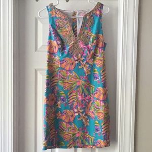 Lilly Pulitzer shift dress.